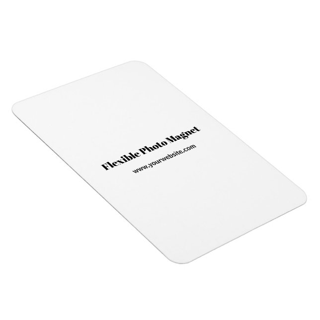 Magnet Flexible Promotion simple de marque 4" x 6" Photo flexible (Côté Droit)