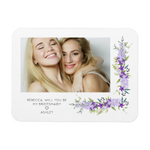 Magnet Flexible Proposition de la femme d'État Couleurs violettes 