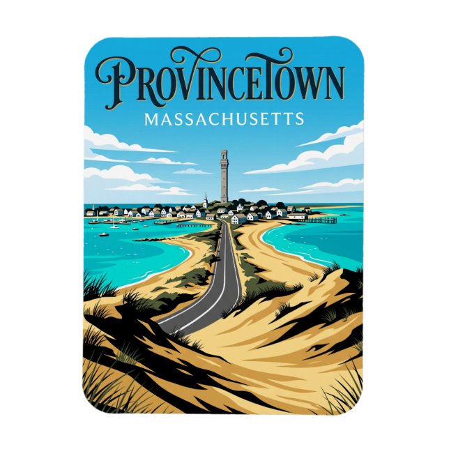 Magnet Flexible Provincetown États-Unis (Vertical)