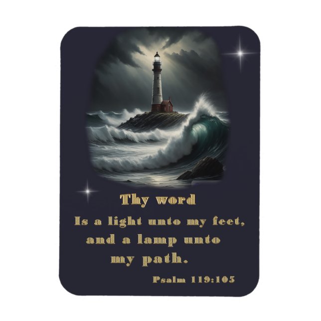 Magnet Flexible Psaume 119 verset biblique (Vertical)