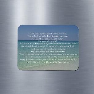 Magnet Flexible Psaume 23 Le Seigneur est Mon Berger Belle Plage