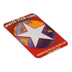 Magnet Flexible Publicité pour le paquebot de la White Star Line.