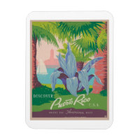 Puerto Rico Vintage Travel Poster