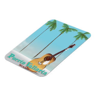 Magnet Flexible Puerto Vallarta Mexique poster de voyage
