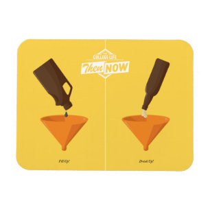 Magnet Flexible Puis Et Maintenant : Beer Pong