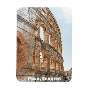 Magnet Flexible Pula Croatie City Côte Adriatique