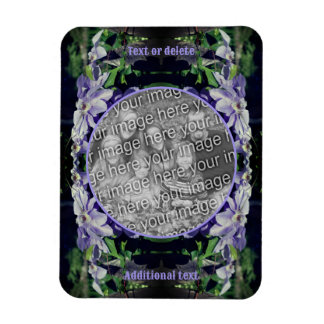 Magnet Flexible Purple Clematis Sur Le Cadre De Clôture Ajouter Vo