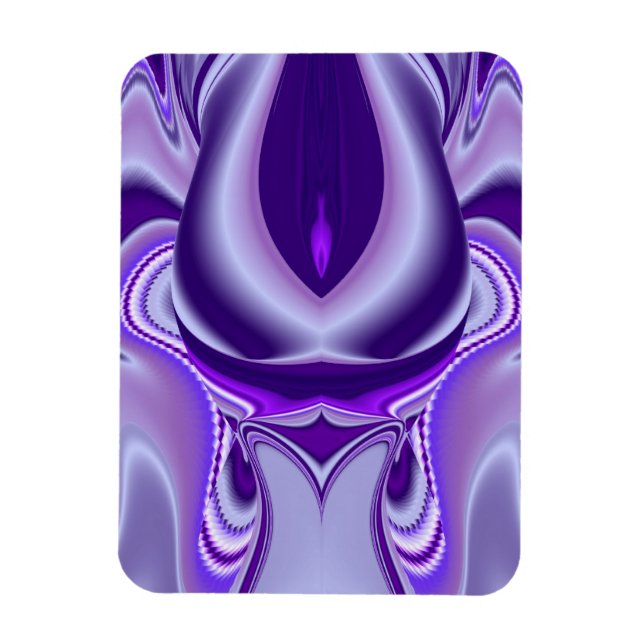 Magnet Flexible Purple Dreams, Imaginaire Abstrait Rainbow-Art (Vertical)