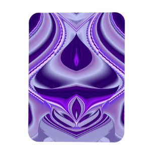 Magnet Flexible Purple Dreams, Imaginaire Abstrait Rainbow-Art