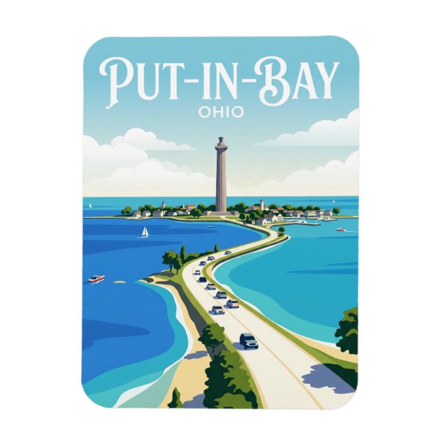 Magnet Flexible Put-in-Bay États-Unis (Vertical)