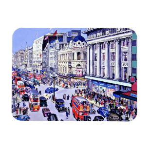 Magnet Flexible Puzzle Vintage Oxford Street Londres
