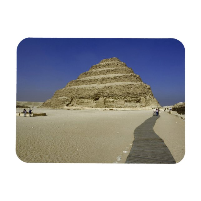 Magnet Flexible Pyramide à degrés de Saqqara, l'une des premières (Horizontal)