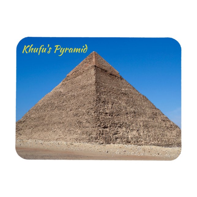Magnet Flexible Pyramide de Chéops - Le Caire, Egypte (Horizontal)