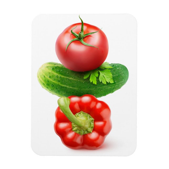 Magnet Flexible Pyramide des légumes (Vertical)