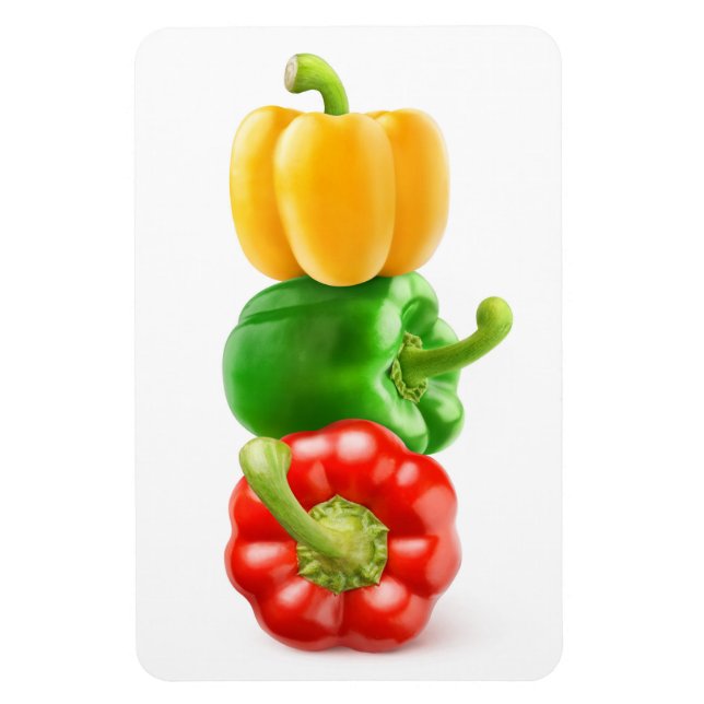 Magnet Flexible Pyramide des trois poivrons (Vertical)