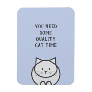 Magnet Flexible Qualité du temps avec les chats