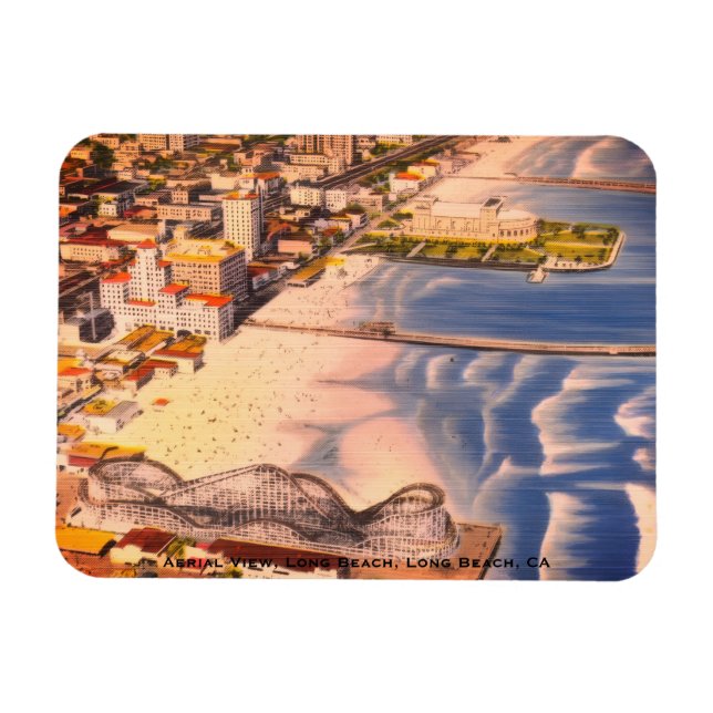 Magnet Flexible Quand Long Beach, en Californie, était en or (Horizontal)