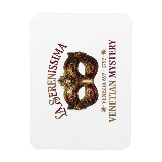 Magnet Flexible Quarante & Fabuleux : Invitation de La Serenissima (Vertical)