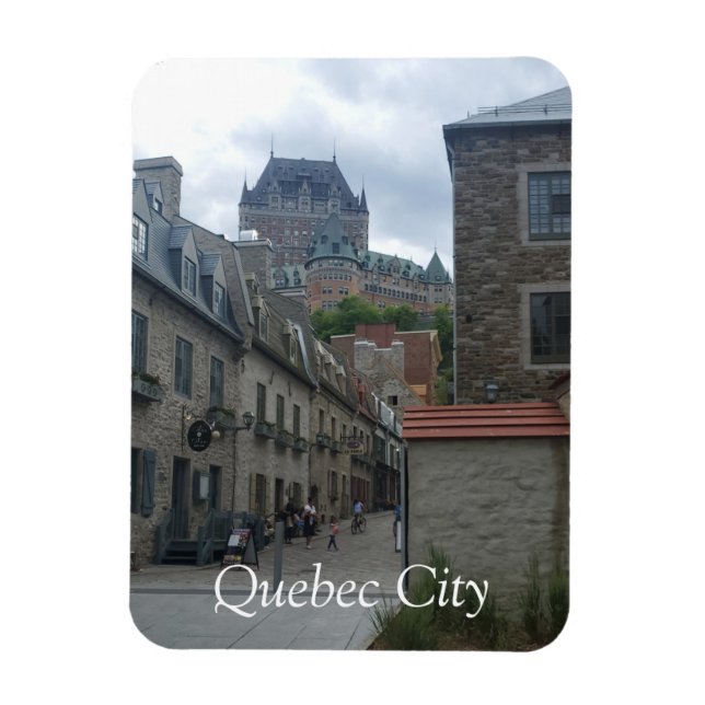 Magnet Flexible quartier historique de la ville de Québec (Vertical)