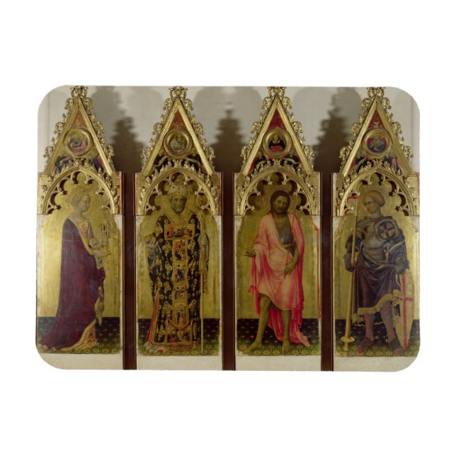 Magnet Flexible Quatre Saints du Quaratesi Polyptych : Mary Mag (Horizontal)