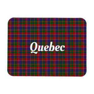 Magnet Flexible Québec Tartan Plaid