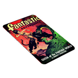 Magnet Flexible Queen of the Panther World : Imaginaire Pulp Ficti