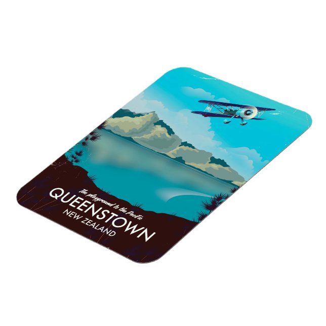 Magnet Flexible Queenstown Nouvelle-Zélande (Côté Gauche)