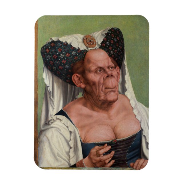 Magnet Flexible Quentin Matsys - Une Vieille Femme Grotesque (Vertical)