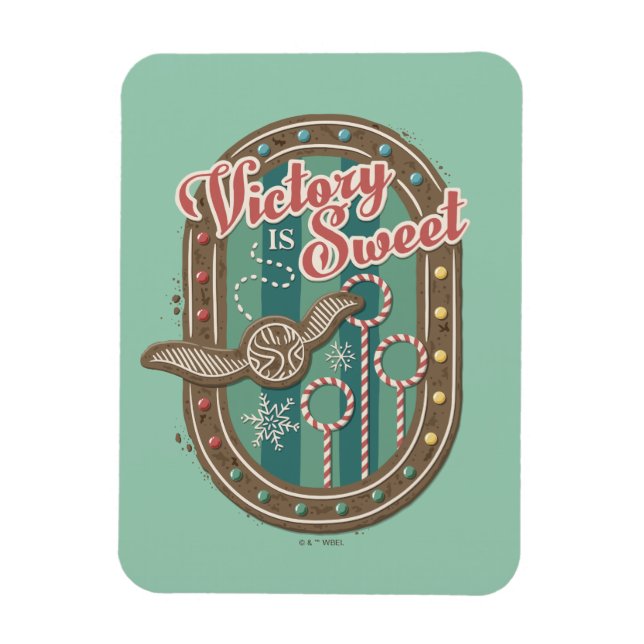 Magnet Flexible QUIDDITCH™ La victoire est douce Vacances Cookie G (Vertical)