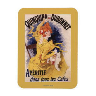 Magnet Flexible Quinquina Dubonnet Aperitif Poster promotionnel