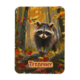Magnet Flexible Raccoon du Tennessee