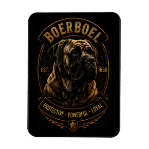 Magnet Flexible Race de chien Boerboel protecteur puissant loyal