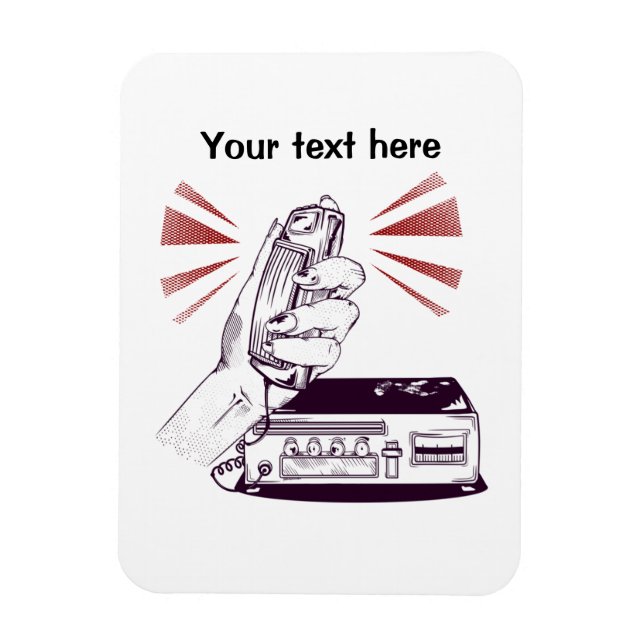 Magnet Flexible Radio amateur (Vertical)