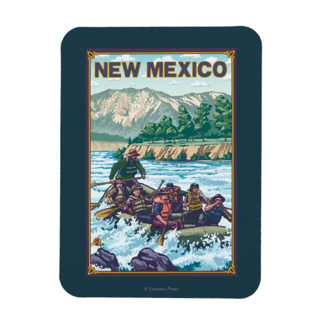 Magnet Flexible Rafting fluvial Nouveau-Mexique (Vertical)