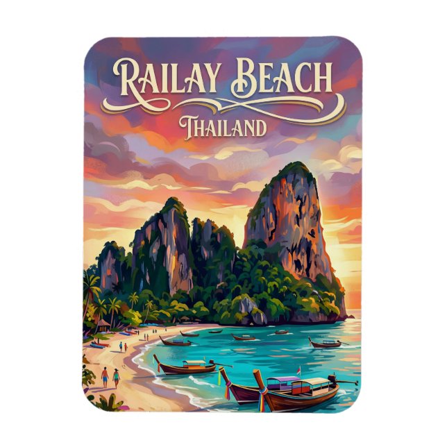 Magnet Flexible Railay Beach Thailand (Vertical)