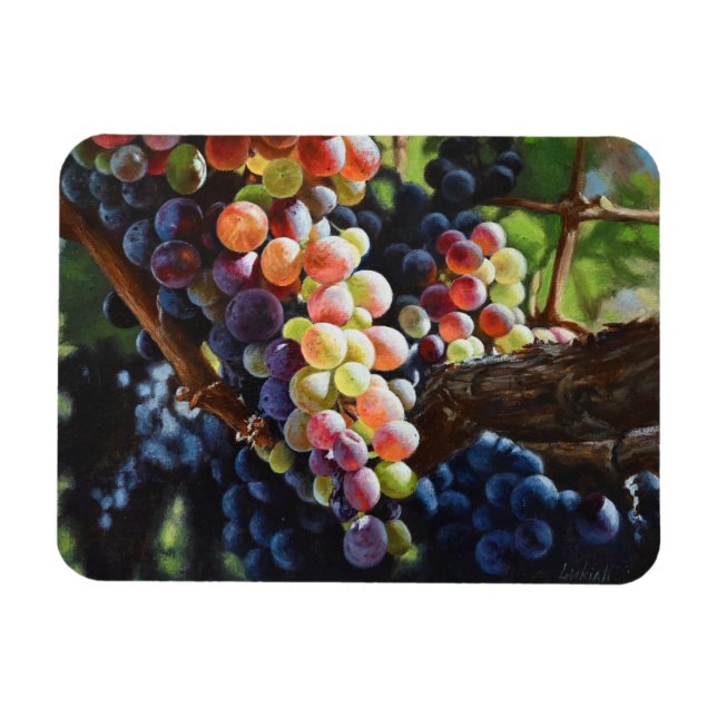 Magnet Flexible Raisins d'abondance pour les amateurs de vin et le (Horizontal)