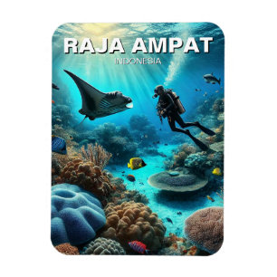 Magnet Flexible Raja Ampat Indonésie Scuba Diver