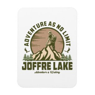 Magnet Flexible Randonnée rétro au lac Joffre