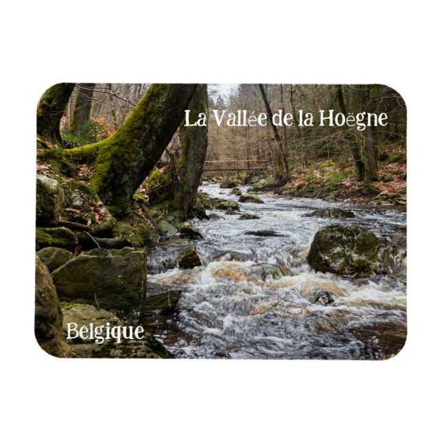 Magnet Flexible Rapides pittoresques de la rivière de la vallée de (Horizontal)