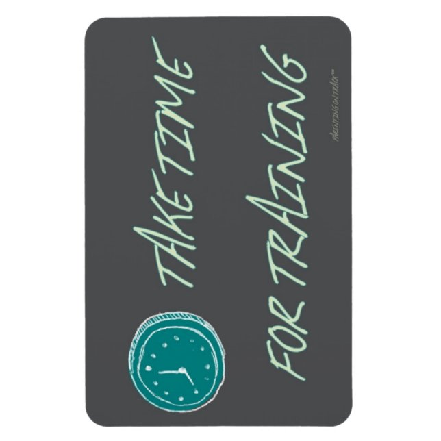 Magnet Flexible Rappelez-VOUS que l'entraînement des enfants vaut  (Vertical)