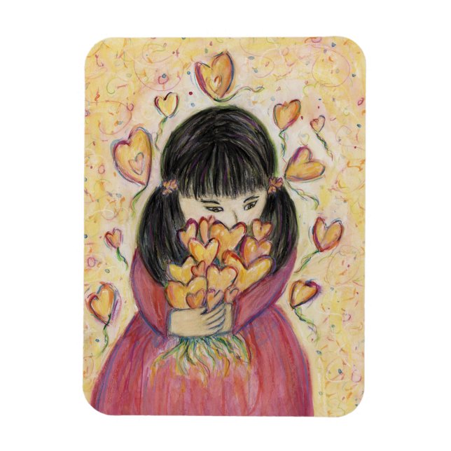 Magnet Flexible Rassembler les coeurs d'amour Les aimants frigorif (Vertical)