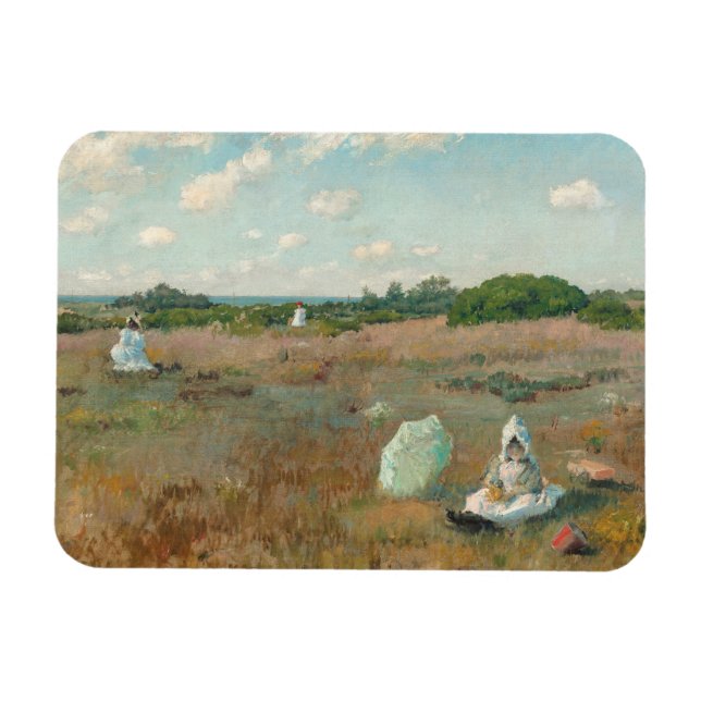 Magnet Flexible Rassembler les fleurs d'automne, 1894-5 (huile sur (Horizontal)
