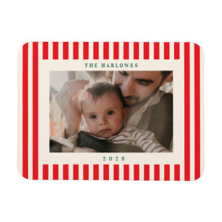 Magnet Flexible Rayo rouge classique Une photo Noël Fêtes