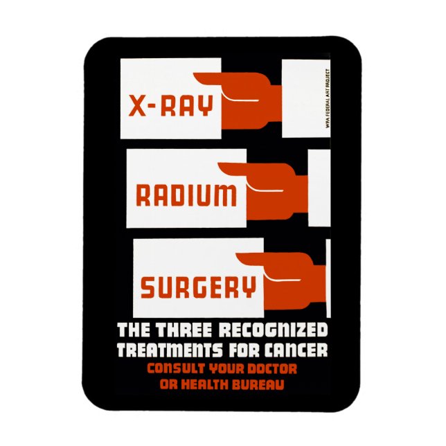 Magnet Flexible Rayon X, Radium, Chirurgie (Vertical)