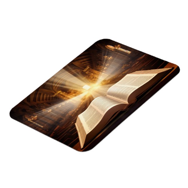 Magnet Flexible Rayons lumineux de la Bible ouverte (Côté Gauche)