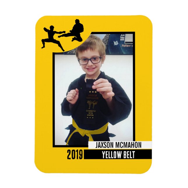 Magnet Flexible Réalisation de la ceinture Karate Aimant photo fle (Vertical)