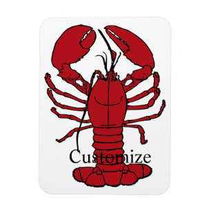 Magnet Flexible Red Maine Lobster Thunder_Cove