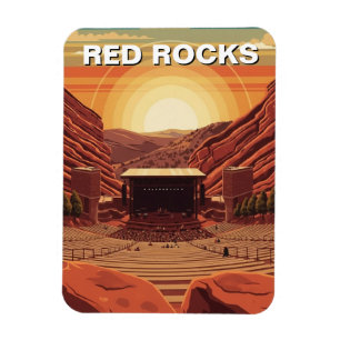 Magnet Flexible Red Rocks Amphitheater Colorado