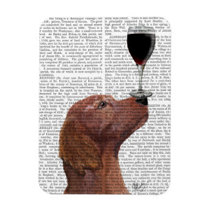 Magnet Flexible Red Setter Chien Au Vin