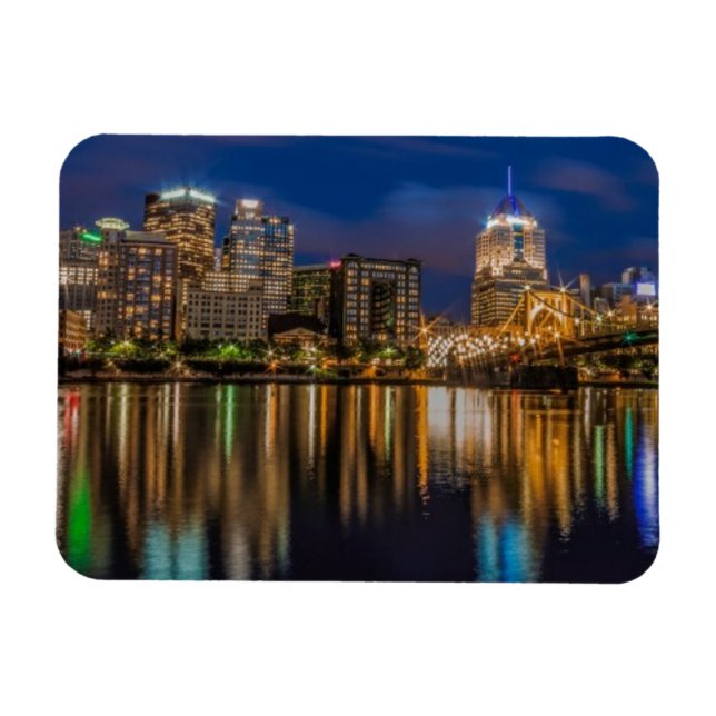 Magnet Flexible Réflections de Pittsburgh (Horizontal)